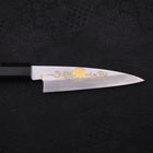 Koyanagi White Steel #2 Kasumi Chokin Nuage Chanceux Manche en Buffle et Ébène 110mm-[Musashi]-[Couteaux de cuisine japonais]