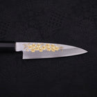 Koyanagi White Steel #2 Kasumi Chokin Sakura Buffalo Ebony Handle 110mm (4.3”)-[Musashi]-[Couteaux de cuisine japonais]