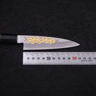 Koyanagi White Steel #2 Kasumi Chokin Sakura Manche en Buffle et Ébène 110mm-[Musashi]-[Couteaux de cuisine japonais]
