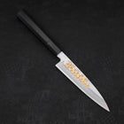 Koyanagi White Steel #2 Kasumi Chokin Sakura Manche en Buffle et Ébène 150mm-[Musashi]-[Couteaux de cuisine japonais]
