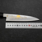 Koyanagi White steel #2 Kasumi Chokin Chance Cloud Manche en Buffle et Ébène 135mm-[Musashi]-[Couteaux de cuisine japonais]