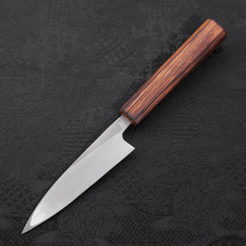 Koyanagi White Steel #2 Nashiji Manche Sumi Urushi 120mm-[Musashi]-[Couteaux de cuisine japonais]