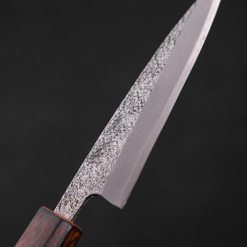 Koyanagi White Steel #2 Nashiji Manche Sumi Urushi 120mm-[Musashi]-[Couteaux de cuisine japonais]