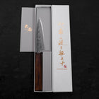 Koyanagi White Steel #2 Nashiji Manche Sumi Urushi 120mm-[Musashi]-[Couteaux de cuisine japonais]