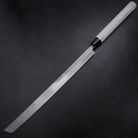 Maguro White Steel #2 Poli Manche en Magnolia 450mm-[Musashi]-[Couteaux de cuisine japonais]