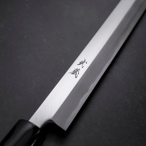 Maguro White Steel #2 Poli Manche en Magnolia 450mm-[Musashi]-[Couteaux de cuisine japonais]