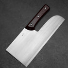 Menkiri (Couteau à Nouilles) Blue Steel #2 Poli Manche Urushi Rouge 300mm-[Musashi]-[Couteaux de cuisine japonais]