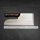 Menkiri (Couteau à Nouilles) Blue Steel #2 Poli Manche Urushi Rouge 300mm-[Musashi]-[Couteaux de cuisine japonais]