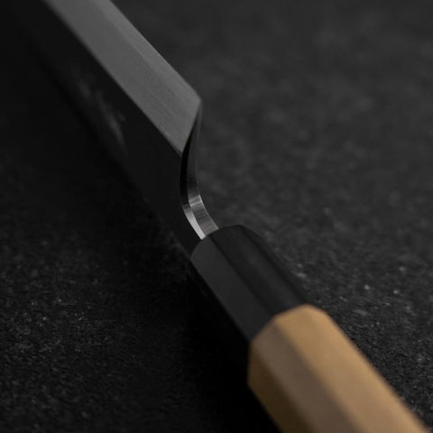 Mioroshi White Steel #2 Kasumi Manche en Buffle et Magnolia 180mm-[Musashi]-[Couteaux de cuisine japonais]
