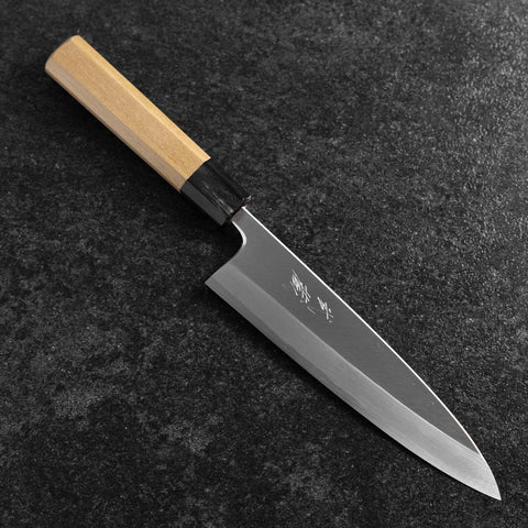 Mioroshi White Steel #2 Kasumi Manche en Buffle et Magnolia 180mm-[Musashi]-[Couteaux de cuisine japonais]