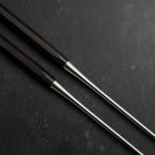 Moribashi Chopsticks Honyaki Stainless Black-Ishime Handle 150mm-[Musashi]-[Couteaux de cuisine japonais]