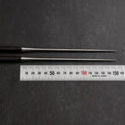 Moribashi Chopsticks Honyaki Stainless Black-Ishime Handle 150mm-[Musashi]-[Couteaux de cuisine japonais]