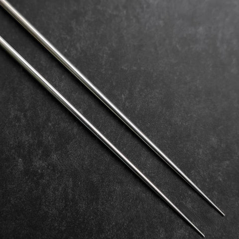 Moribashi Chopsticks Honyaki Stainless Dawn Handle 180mm-[Musashi]-[Couteaux de cuisine japonais]