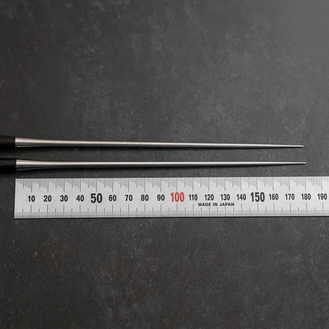 Moribashi Chopsticks Honyaki Stainless Dawn Handle 180mm-[Musashi]-[Couteaux de cuisine japonais]