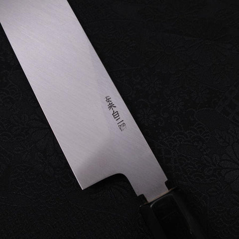 Mukimono White Steel #2 Kasumi Manche en Buffle et Magnolia 180mm-[Musashi]-[Couteaux de cuisine japonais]