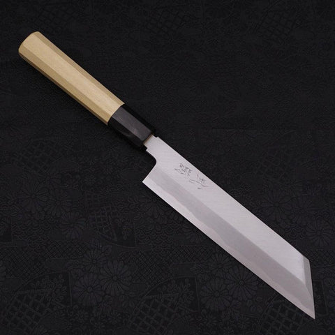 Mukimono White Steel #2 Kasumi Manche en Buffle et Magnolia 180mm-[Musashi]-[Couteaux de cuisine japonais]