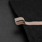Musashi Japanese Style Kitchen Knife Roll Flower Black 1 Pocket Handmade-[Musashi]-[Japanese-Kitchen-Knives]