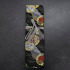 Musashi Japanese Style Kitchen Knife Roll Michi-naga Yukiwamon 1 Pocket Handmade-[Musashi]-[Couteaux de cuisine japonais]