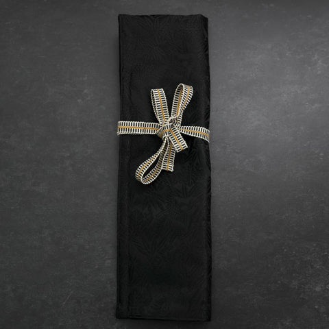 Musashi Japanese Style Kitchen Knife Roll Phoenix Black 1 Pocket Handmade-[Musashi]-[Couteaux de cuisine japonais]