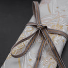 Musashi Japanese Style Kitchen Knife Roll White-Golden Phoenix 4 Pockets Handmade-[Musashi]-[Couteaux de cuisine japonais]