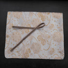 Musashi Japanese Style Kitchen Knife Roll White-Golden Phoenix 4 Pockets Handmade-[Musashi]-[Couteaux de cuisine japonais]