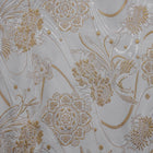 Musashi Japanese Style Kitchen Knife Roll White-Golden Phoenix 4 Pockets Handmade-[Musashi]-[Couteaux de cuisine japonais]