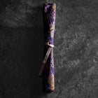 Musashi Rouleau de Couteaux de Cuisine Style Japonais Bleu Marine et Doré Tigre 2 Pochette Fait Main-[Musashi]-[Couteaux de cuisine japonais]