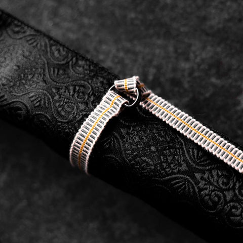 Musashi Rouleau de Couteaux de Cuisine Style Japonais Fleur Noire 2 Pochette Fait Main-[Musashi]-[Couteaux de cuisine japonais]