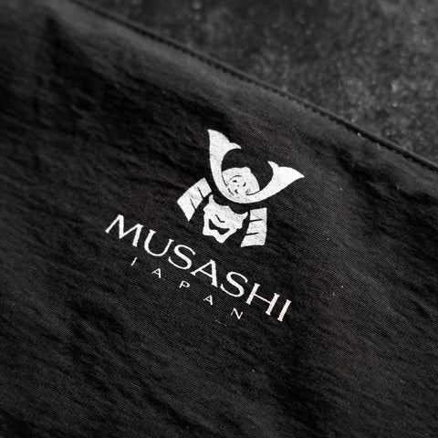 Musashi Rouleau de Couteaux de Cuisine Style Japonais Fleur Noire 2 Pochette Fait Main-[Musashi]-[Couteaux de cuisine japonais]