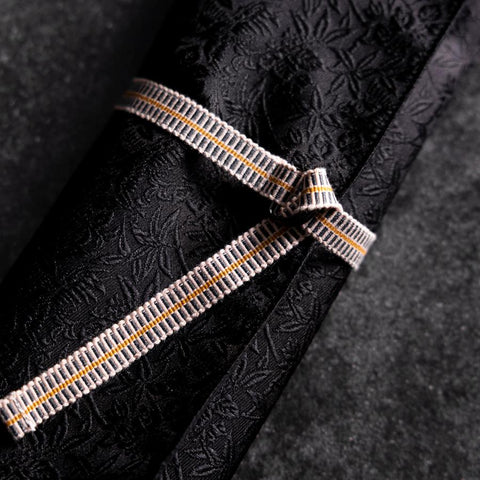 Musashi Rouleau de Couteaux de Cuisine Style Japonais Phoenix Noir 2 Pochette Fait Main-[Musashi]-[Couteaux de cuisine japonais]