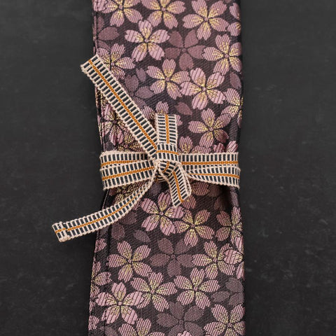 Musashi Rouleau de Couteaux de Cuisine Style Japonais Sakura Pourpre 1 Pochette Fait Main-[Musashi]-[Couteaux de cuisine japonais]