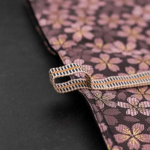 Musashi Rouleau de Couteaux de Cuisine Style Japonais Sakura Pourpre 1 Pochette Fait Main-[Musashi]-[Couteaux de cuisine japonais]