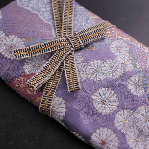 Musashi Rouleau de Couteaux de Cuisine Style Japonais Yamagata Kikkamon Fuji 4 Pochettes Fait Main-[Musashi]-[Couteaux de cuisine japonais]