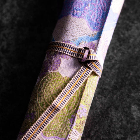 Musashi Rouleau de Couteaux de Cuisine Style Japonais Yamagata Kikkamon - Rose 2 Pochette Fait Main-[Musashi]-[Couteaux de cuisine japonais]
