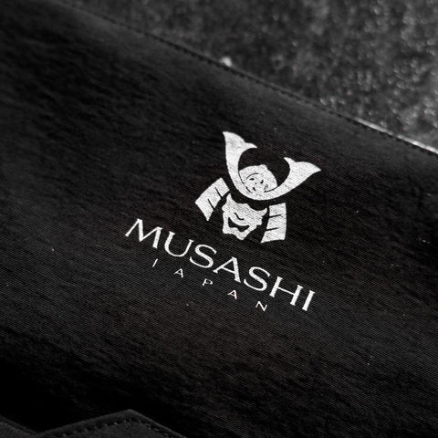 Musashi Rouleau de Couteaux de Cuisine Style Japonais Yamagata Kikkamon - Violet 2 Pochette Fait Main-[Musashi]-[Couteaux de cuisine japonais]