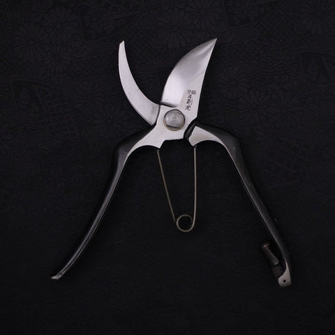 Musashi Sécateur / Ciseaux de jardin Noir Gaucher Forgés Main 200mm-[Musashi]-[Couteaux de cuisine japonais]