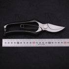 Musashi Sécateur / Ciseaux de jardin Noir Gaucher Forgés Main 200mm-[Musashi]-[Couteaux de cuisine japonais]