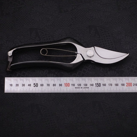 Musashi Sécateur / Ciseaux de jardin Noir Gaucher Forgés Main 200mm-[Musashi]-[Couteaux de cuisine japonais]