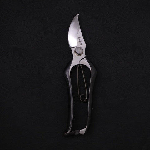 Musashi Sécateur / Ciseaux de jardin Noir Gaucher Forgés Main 200mm-[Musashi]-[Couteaux de cuisine japonais]