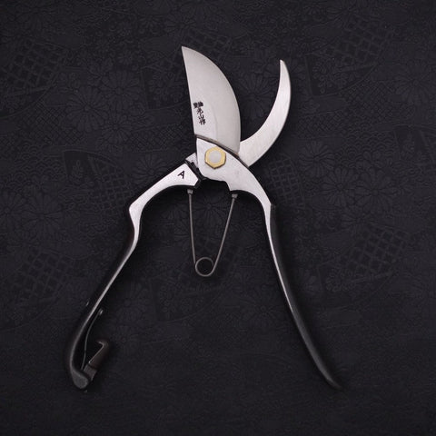 Musashi Sécateur / Ciseaux de jardin Noir Type A Forgés Main 225mm-[Musashi]-[Couteaux de cuisine japonais]