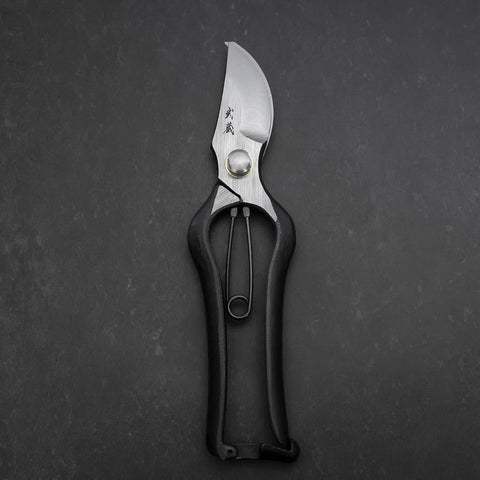 Musashi Sécateur / Ciseaux de jardin Noir Type B Forgés Main 200mm-[Musashi]-[Couteaux de cuisine japonais]