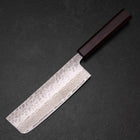 Nakiri 440C Nashiji Damas Manche Urushi Pourpre 165mm-[Musashi]-[Couteaux de cuisine japonais]