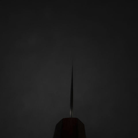 Nakiri 440C Nashiji Damas Manche Urushi Pourpre 165mm-[Musashi]-[Couteaux de cuisine japonais]