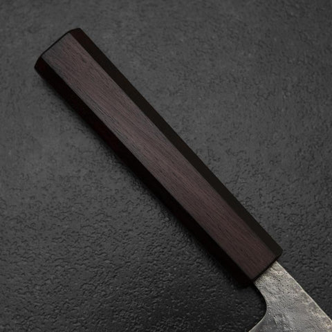 Nakiri 440C Nashiji Damas Manche Urushi Pourpre 165mm-[Musashi]-[Couteaux de cuisine japonais]