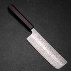 Nakiri 440C Nashiji Damas Manche Urushi Pourpre 165mm-[Musashi]-[Couteaux de cuisine japonais]