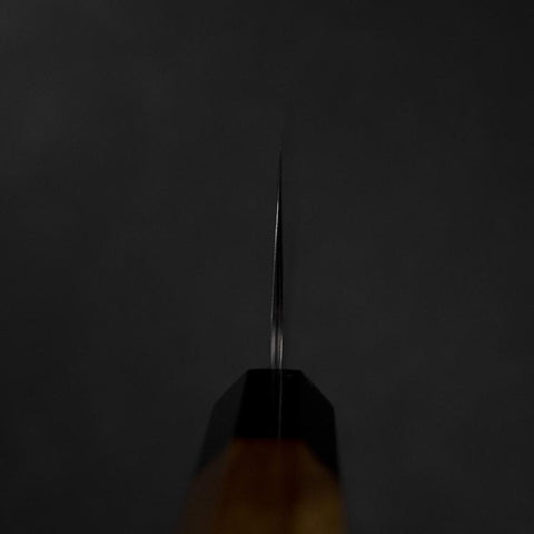 Nakiri 440C Nashiji Damas Manche en Buffle et Bubinga 165mm-[Musashi]-[Couteaux de cuisine japonais]