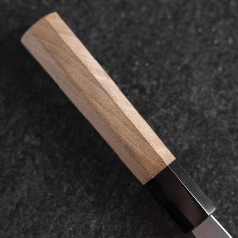 Nakiri 440C Nashiji Damas Manche en Buffle et Noyer 165mm-[Musashi]-[Couteaux de cuisine japonais]