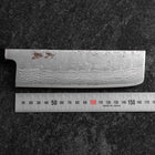 Nakiri 440C Nashiji Damas Manche en Buffle et Noyer 165mm-[Musashi]-[Couteaux de cuisine japonais]