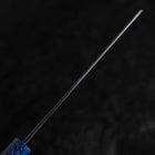 Nakiri AUS-10 Damas Manche Urushi Bleu 165mm-[Musashi]-[Couteaux de cuisine japonais]
