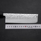 Nakiri AUS-10 Mirror Tsuchime Damas Manche en Buffle et Magnolia 165mm-[Musashi]-[Couteaux de cuisine japonais]